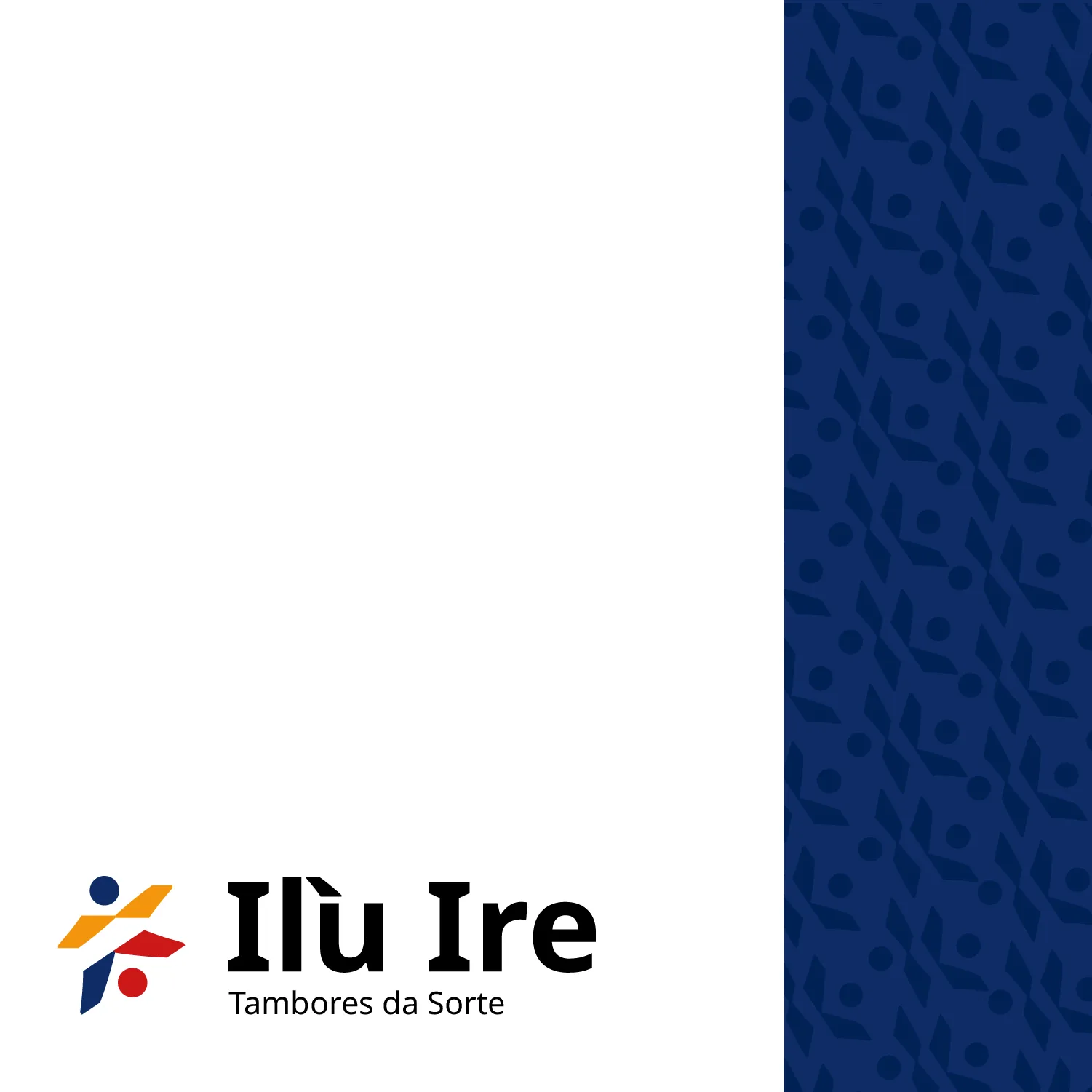 Aplicação da identidade de Ilù Ire em capa para Twitter/X.