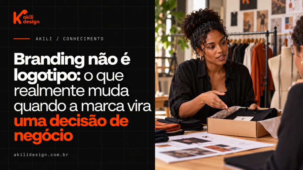 Branding não é logotipo: o que realmente muda quando a marca vira uma decisão de negócio