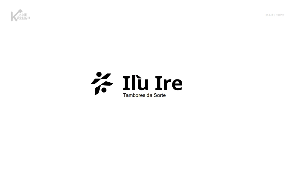ILÙ IRE — Versão monocromática da marca