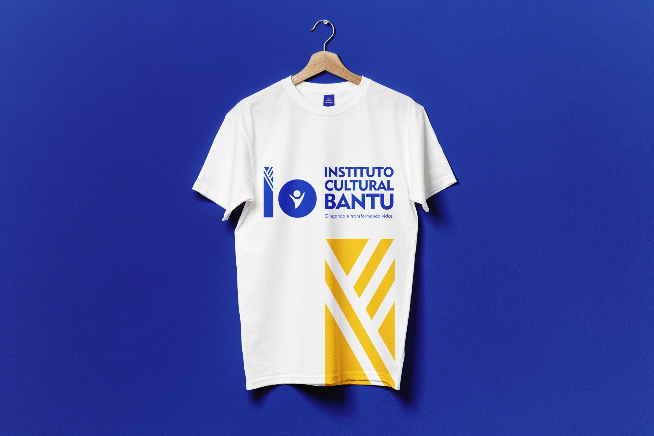 INSTITUTO BANTU — Identidade aplicada a camiseta
